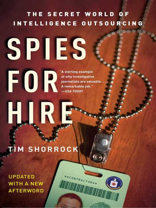 Title details for Spies for Hire by Tim Shorrock - Wait list
